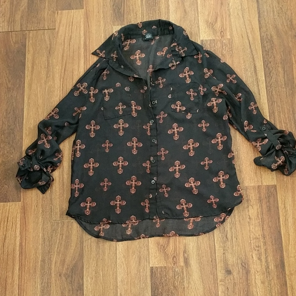 Rue 21 cross blouse